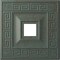 Ekena Millwork Eris Medallion (Canopies up to 9 7/8"), 18"W x 18"H x 3 1/2"ID x 1 1/8"P, Cloud Burst Crackle CM18ERCBC - alternate 1